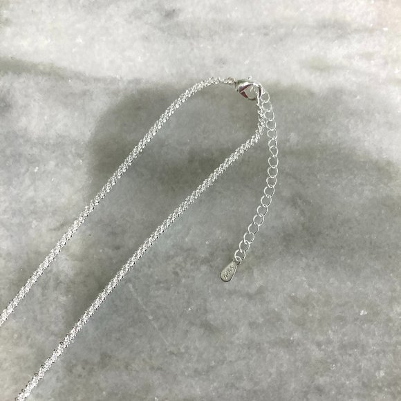 Sterling Silver Olive Green Lab Tourmaline Stone Pendant Necklace - Picture 10 of 10